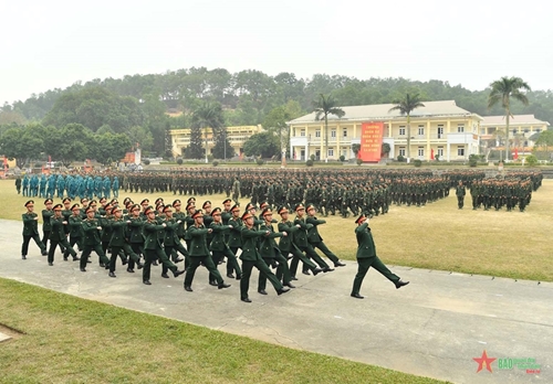 Trường Quân sự Quân khu 3 ra quân huấn luyện năm 2023